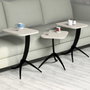 Hanah Home Pion - Crema (Juego de 3 mesas nido)